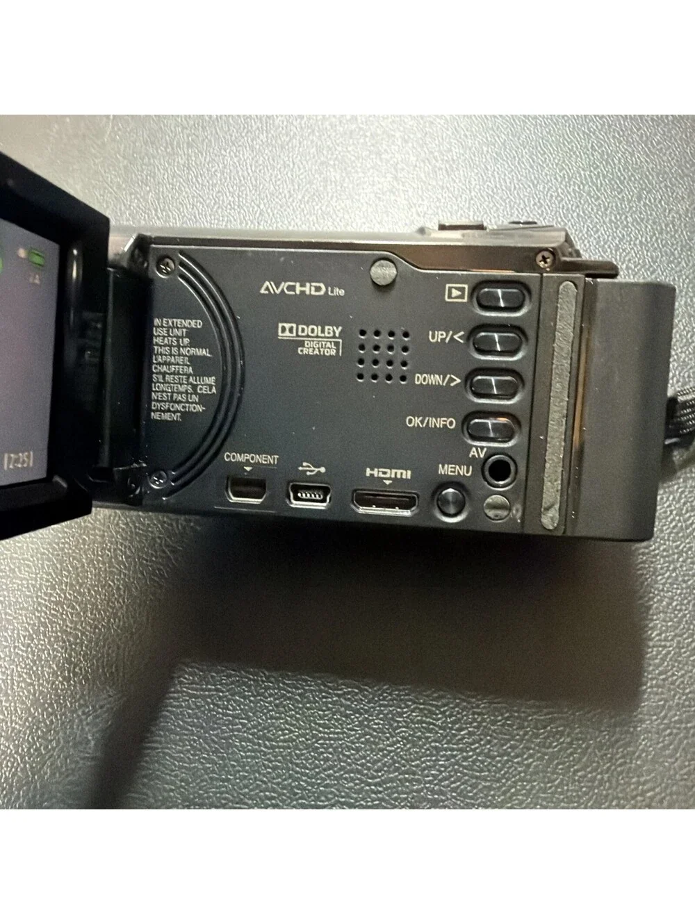 JVC Everio GZ-HM50BU HD Camcorder 40x Optical Zoom 8GB SDXC Tested Working